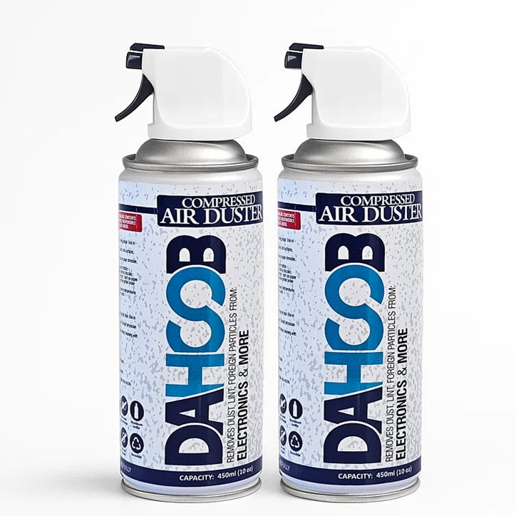DAHOOB Compressed Air Duster Can (PACK of TWO)